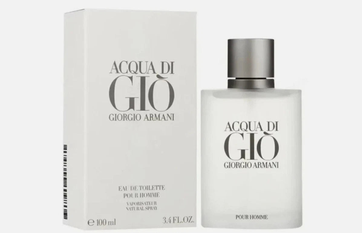 Giorgio Armani Acqua Di Gio Eau De Toilette EDT Spray 100ml For Men | Brand New & Sealed Luxury Fragrance