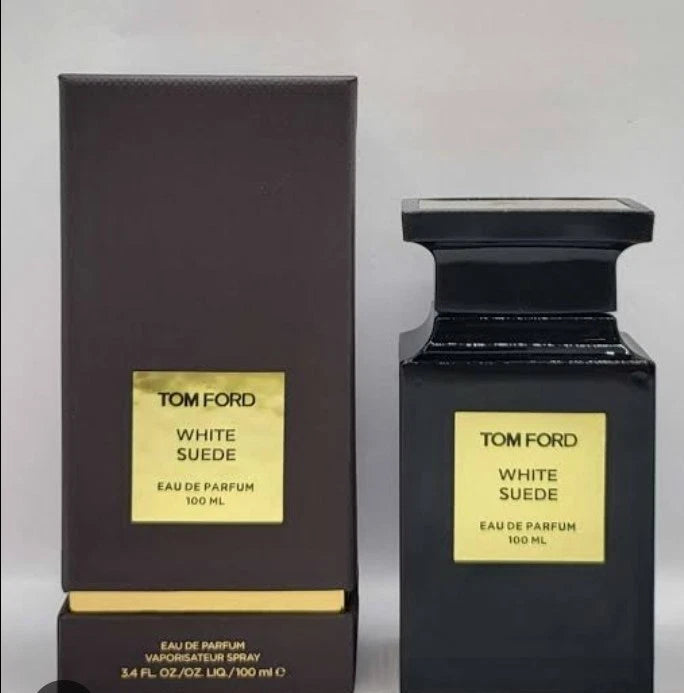 Tom Ford White Suede Eau De Parfum Spray 100ml For Women | Luxury Leather Musk Fragrance