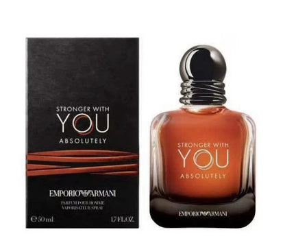 Emporio Armani Stronger With You Absolutely Parfum Spray 50ml For Men | Luxury Long Lasting Fragrance Gift