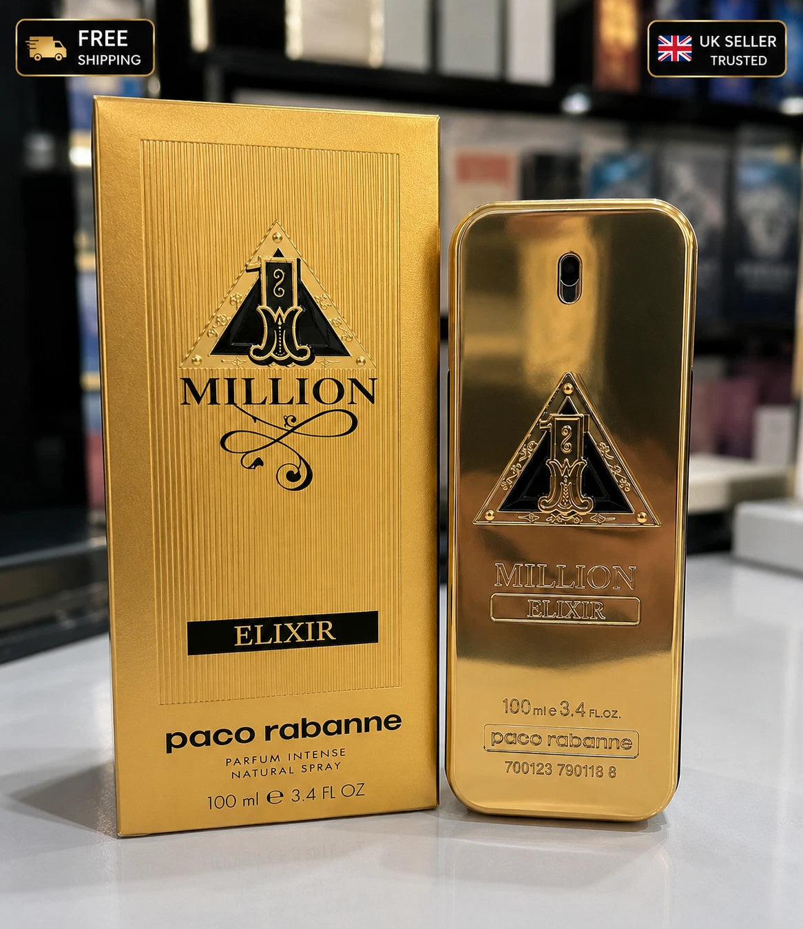 Paco Rabanne 1 Million Elixir Parfum Intense 100ml For Men | Brand New & Sealed