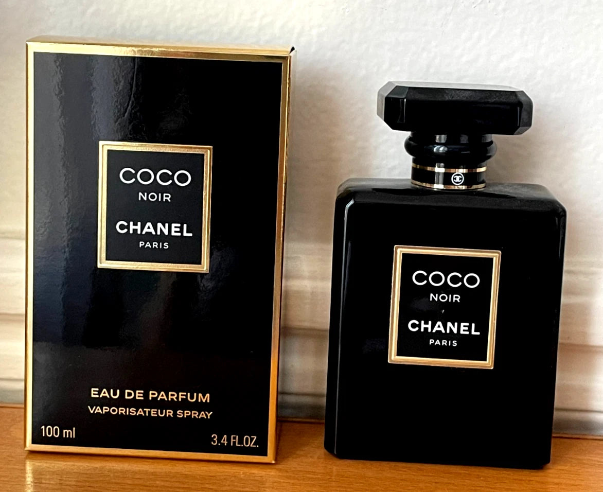 CHANEL COCO NOIR Empty Perfume Bottle 100ml with Original Box | Authentic Collectible
