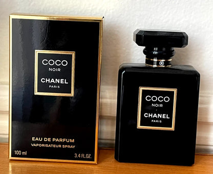 CHANEL COCO NOIR Empty Perfume Bottle 100ml with Original Box | Authentic Collectible