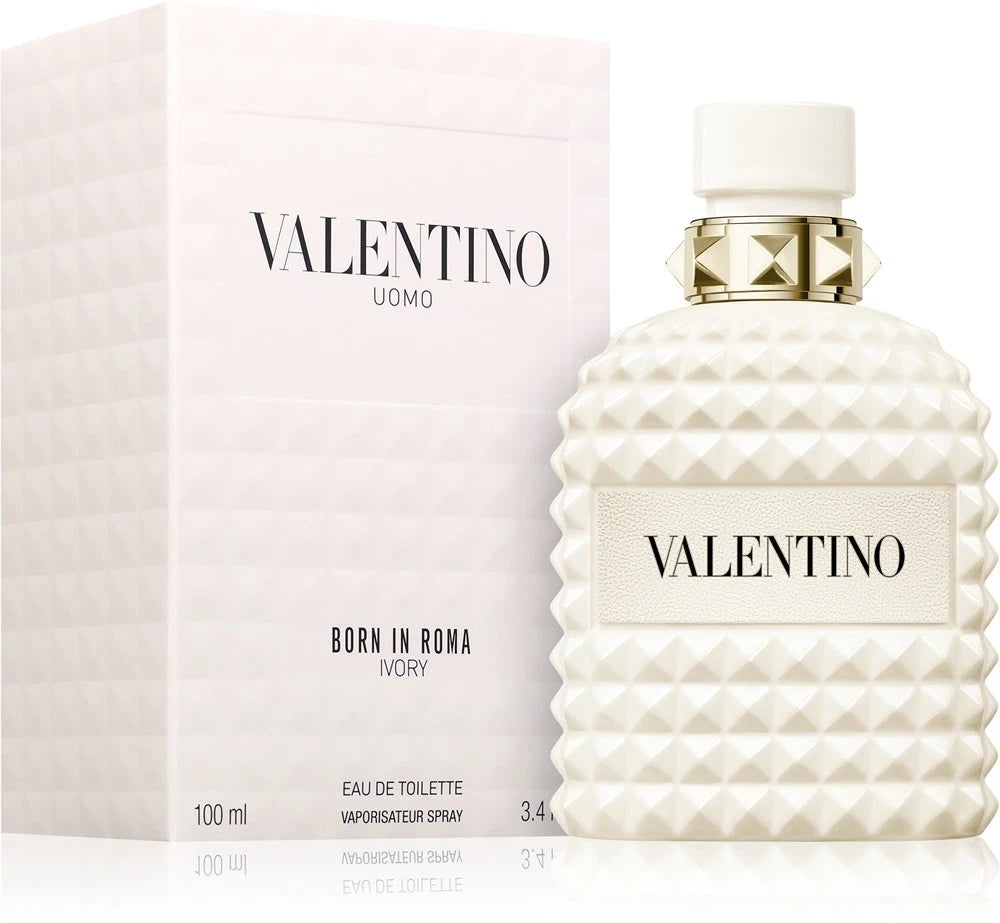Valentino Uomo Born In Roma Ivory Limited Edition EDT Spray 100ml For Men | Luxury Designer Fragrance