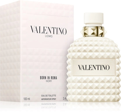 Valentino Uomo Born In Roma Ivory Limited Edition EDT Spray 100ml For Men | Luxury Designer Fragrance