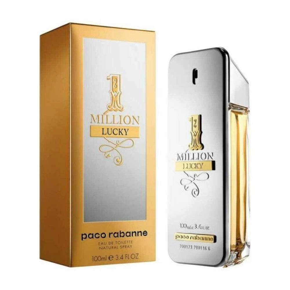 Paco Rabanne 1 Million Lucky Eau De Toilette Spray 100ml For Men | Brand New & Sealed